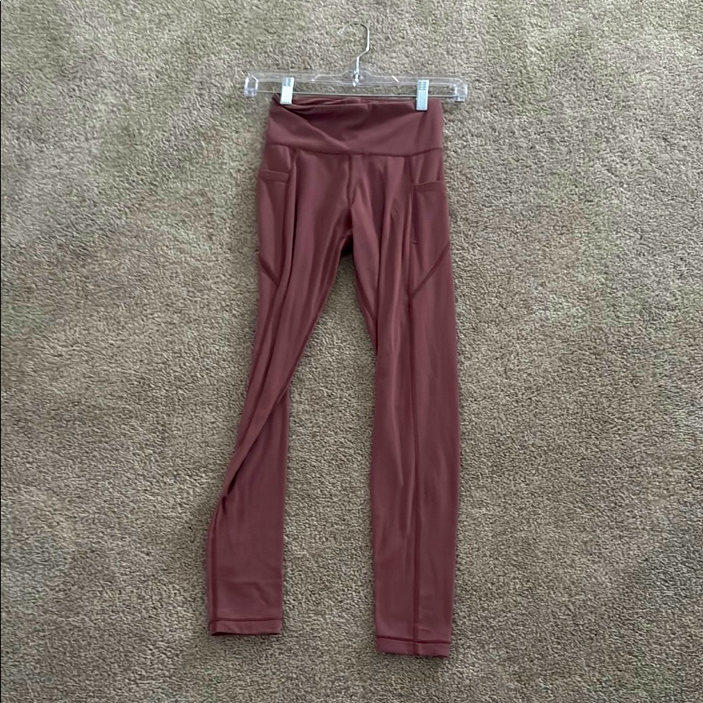 Aeropostale Pink Leggings High Waist Stretch